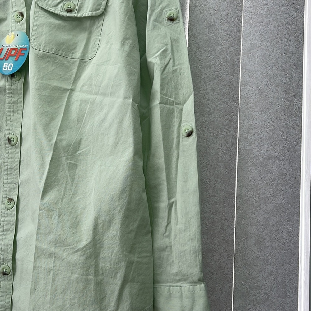 Columbia Womens Sun Goddess Long Sleeve Roll Up Shirt M - Picture 7 of 12